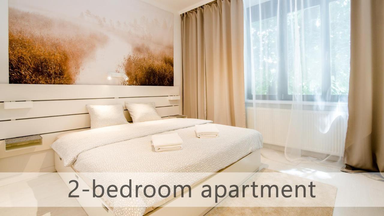 White Apartments With Ac By Kovee Братислава Экстерьер фото